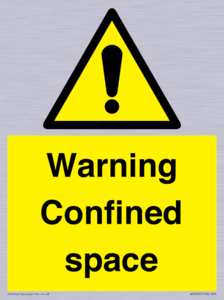 Warning Confined space